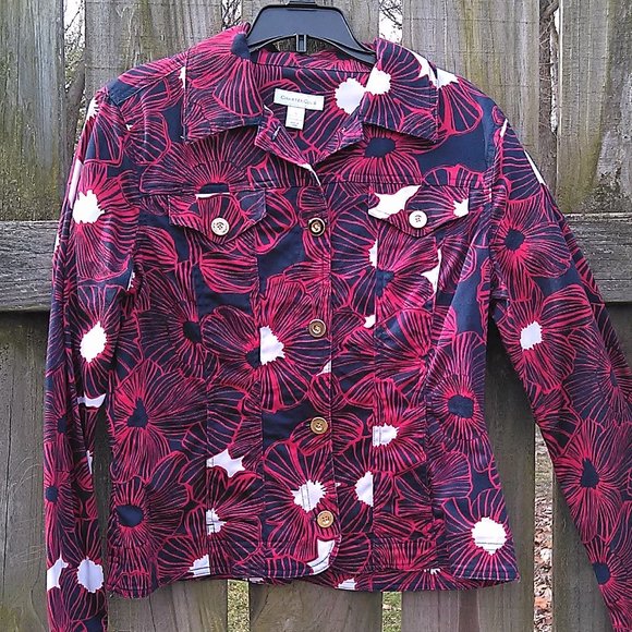 Charter Club Jackets & Blazers - *SOLD* Charter Club Jacket Blazer Red White Blue Size Sml